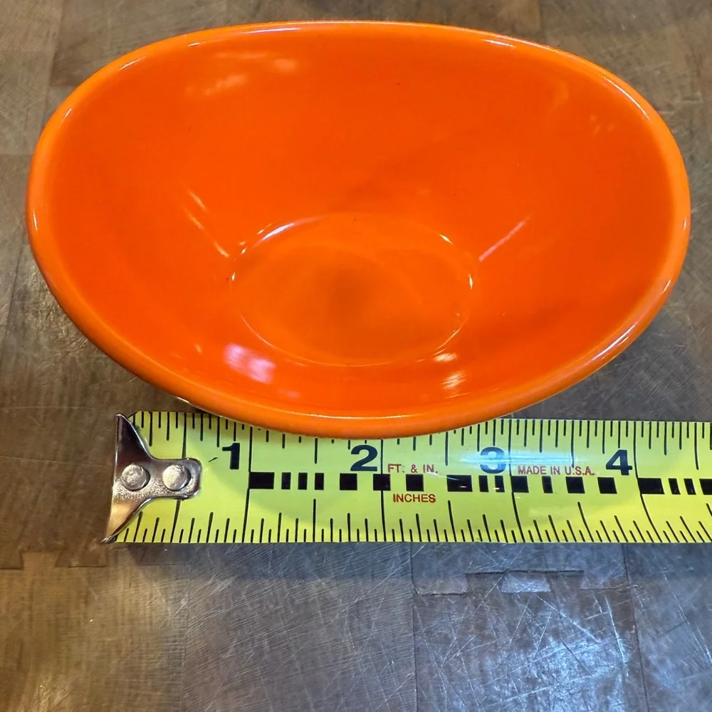 Rachael Ray Orange Ceramic Dish Set 4oz 10oz 12oz Small Bakeware Cooking Dishes